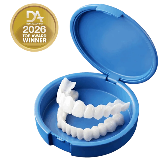 Kit de facettes dentaires amovibles WellaSmile dans son étui
